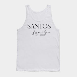 Santos Family EST. 2020, Surname, Santos Tank Top